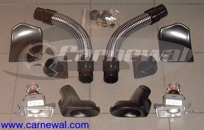 Brake Ducts with Fog lights
