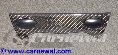 Carbon Trim for Center Console 2 Switches