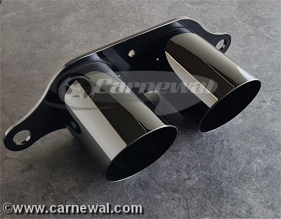 GT3 Black Tail Pipe 2x 90mm
